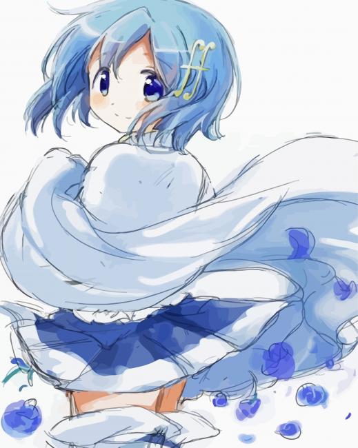 Madoka Sayaka Miki paint by numbers