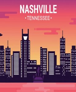 Nashville Illustrations paint by numbers