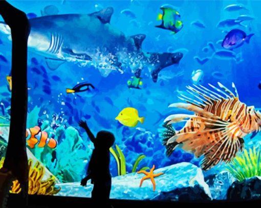 Sea Life Ocean paint by numbers