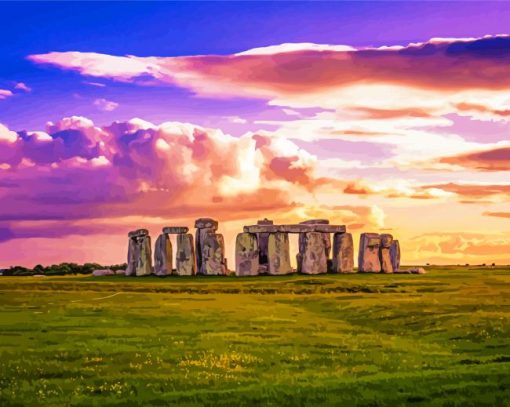 Stonehenge Historical Landmark Paint by numbers
