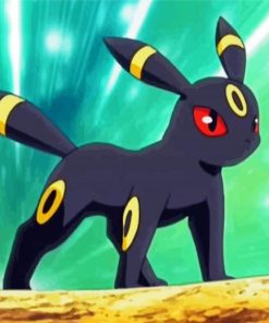 Umbreon Animation paint by numbers