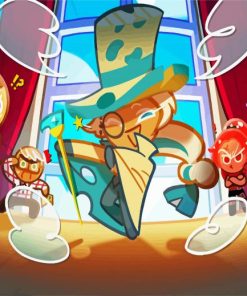 video game cookie run kingdom paint by numbers