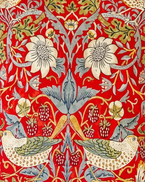 William Morris Art Work paint by numbers