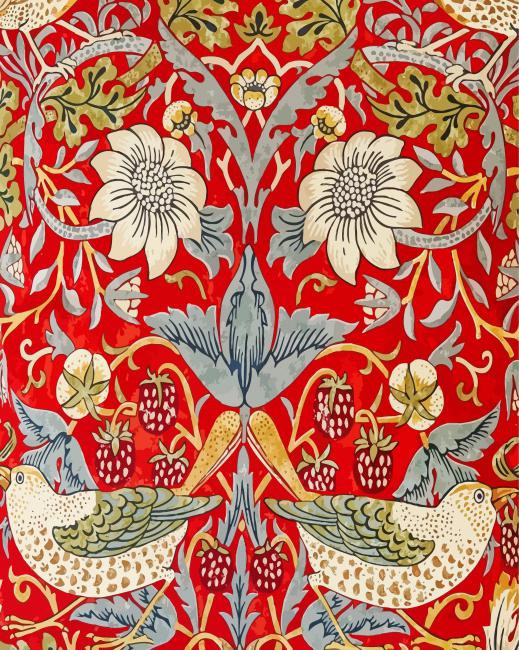 William Morris Art Work paint by numbers