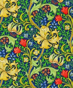 William Morris Golden Lily paint by numbers