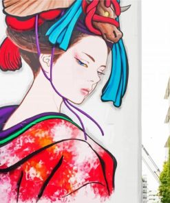 Yoshiyasu Tamura Street Art paint by numbers