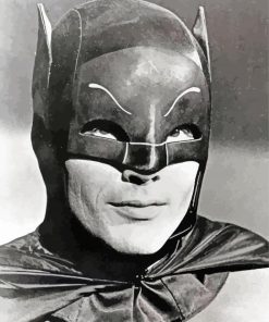 Adam West As Batman paint by numbers