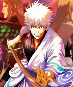 Anime Gintama paint by numbers