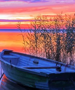 Balaton Lake Sunset paint by numbers