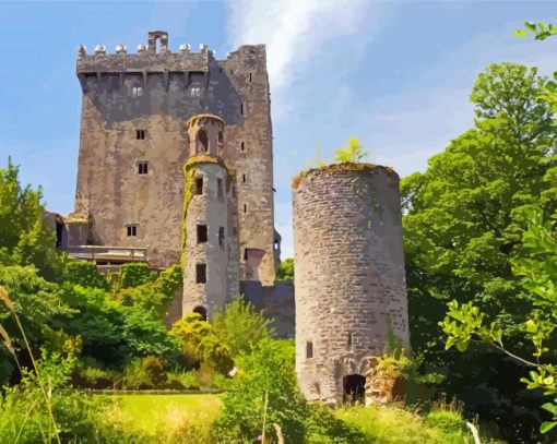 Blarney Castle paint by numbers