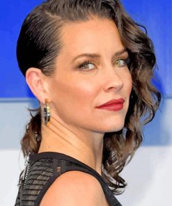 Evangeline Lilly Actress paint by numbers