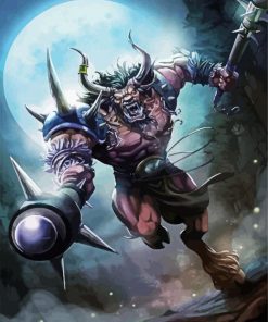 Fantastic Minotaur Paint by numbers