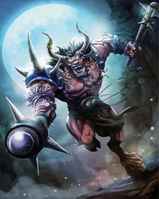 Fantastic Minotaur Paint by numbers