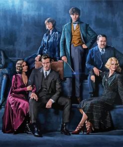 Fantastic beasts Characters paint by numbers