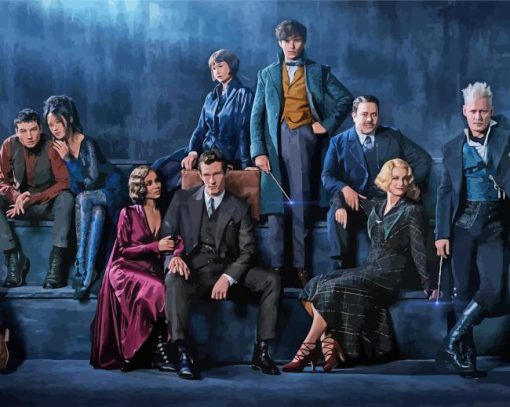 Fantastic beasts Characters paint by numbers