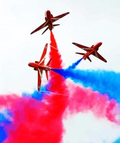 Festival Of Flight Red Arrows paint by numbers