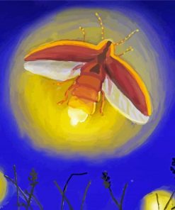 Firefly art paint by numbers