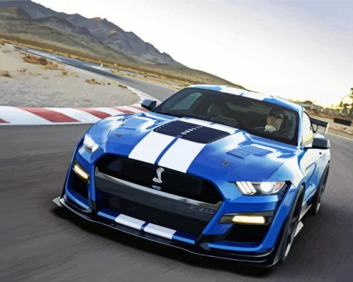 GT500 Shelby paint by numbers