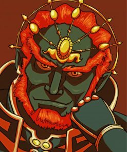 Ganondorf Monster paint by numbers