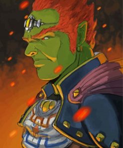 Ganondorf Art paint by numbers