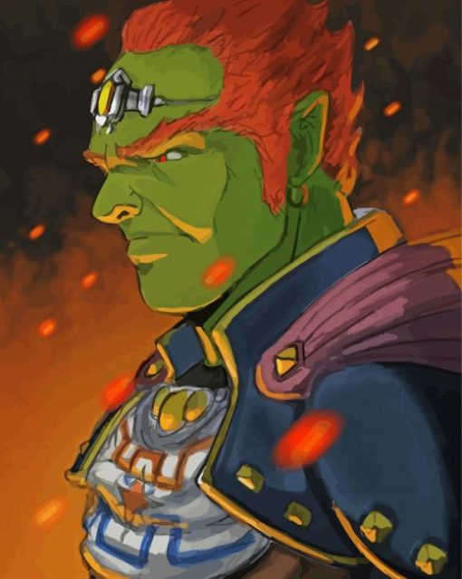 Ganondorf Art paint by numbers