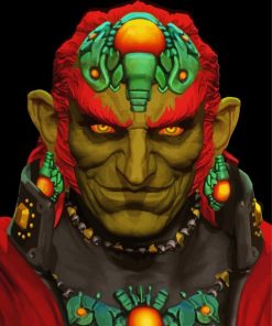 Ganondorf Legend Of Zelda paint by numbers