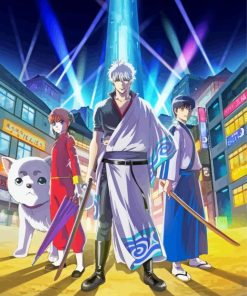 Gintama Anime paint by numbers