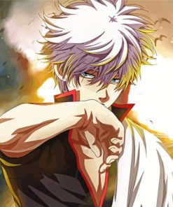 Gintoki Sakata Gintama Anime Paint by numbers