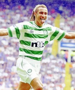 Henrik Larsson Swedish Football Coach paint by numbers