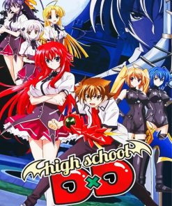 High School DxD Poster paint by numbers