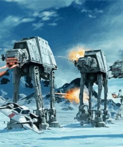 Hoth Star Wars Paint by numbers