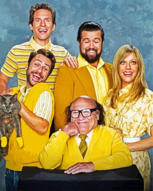 It's Always Sunny in Philadelphia poster paint by number