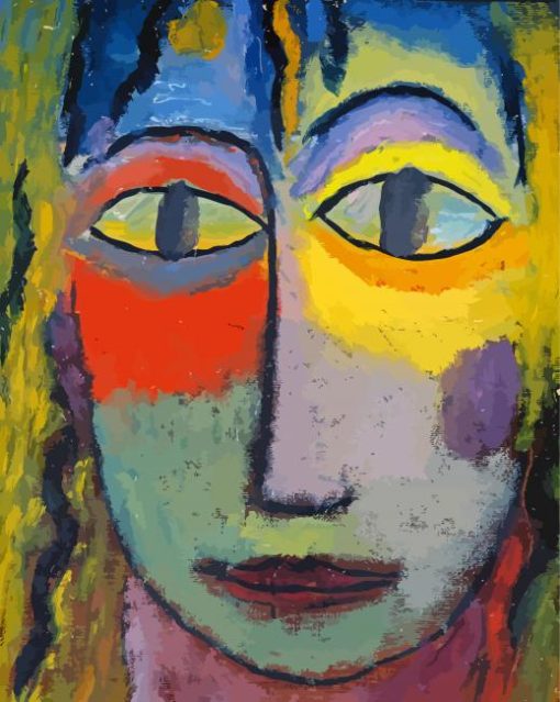 Jawlensky Alexej Medusa paint by numbers