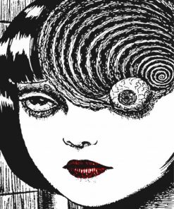 Junji Ito Manga Art paint by numbers