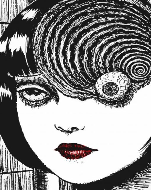 Junji Ito Manga Art paint by numbers