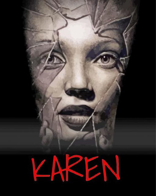 Karen poster paint by numbers