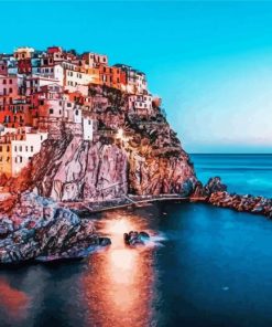 Manarola Italy paint by numbers