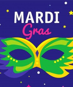 Mardi Gras paint by numbers