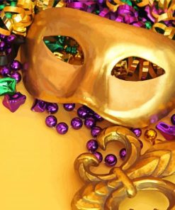 Mardi Gras paint by numbers