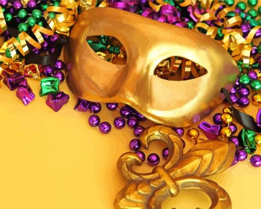 Mardi Gras paint by numbers