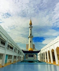 Masjid At Taqwa Miri paint by numbers