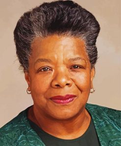 Maya Angelou paint by numbers