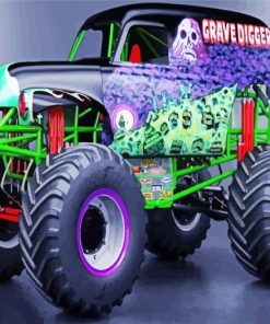 Monster Truck paint by numbers