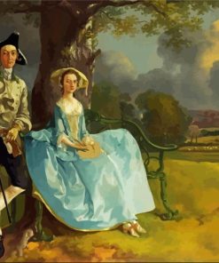 Mr And Mrs Andrews Rococo Art paint by numbers