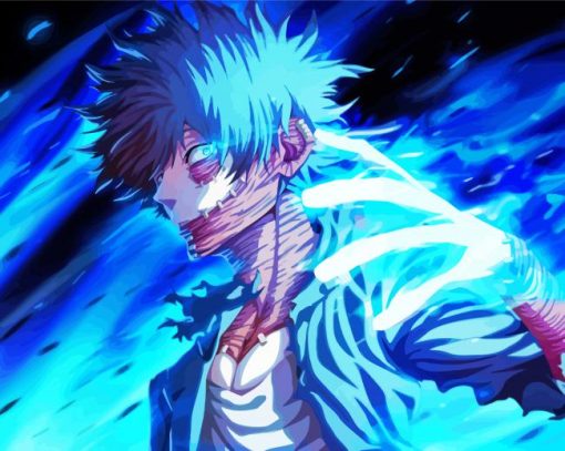 My Hero Academia Dabi paint by numbers