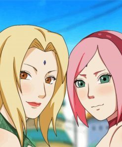 Naruto Sakura Haruno Tsunade paint by numbers