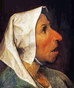 Old Woman Bruegel Elder Art paint by numbers