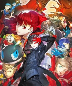 Persona 5 Characters paint by numbers