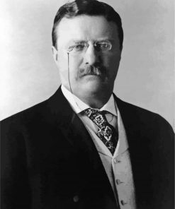 President Theodore Roosevelt paint by numbers