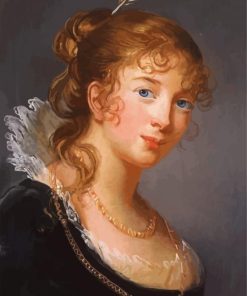 Queen Louise Of Mecklenburg Strelitz Portrait paint by numbers